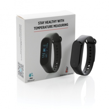 Logo trade promotional gifts image of: Stay Healthy Bracelet Thermometer