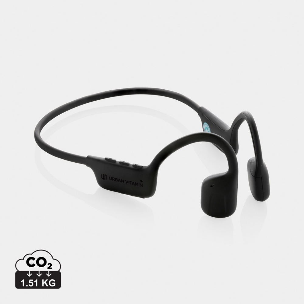 Logotrade promotional item picture of: Urban Vitamin Glendale RCS rplastic air conductive headphone