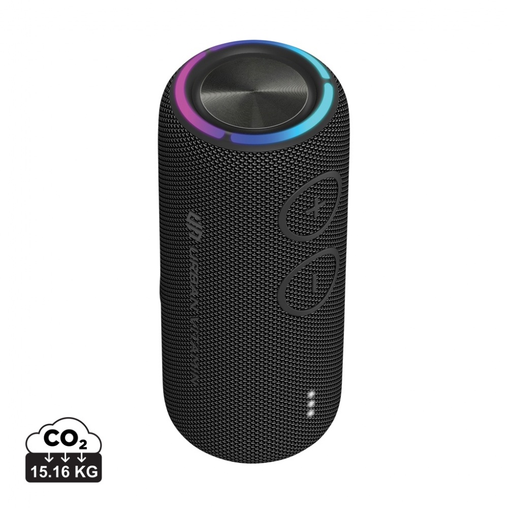 Logo trade promotional gifts image of: Urban Vitamin Pacific Grove RCS rplastic 30W speaker IPX7