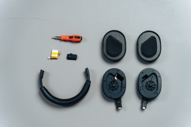 Logotrade corporate gifts photo of: Irvine RCS recycled and repairable ANC wireless headphone