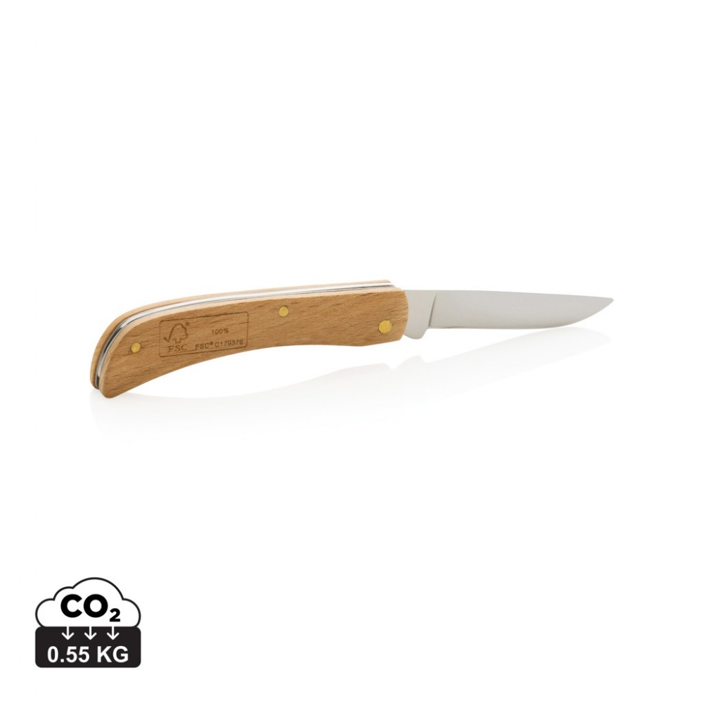 Logo trade promotional merchandise photo of: Wooden knife