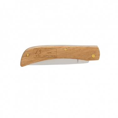 Logo trade promotional merchandise picture of: Wooden knife