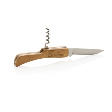 Logotrade promotional giveaway picture of: Wooden knife with bottle opener