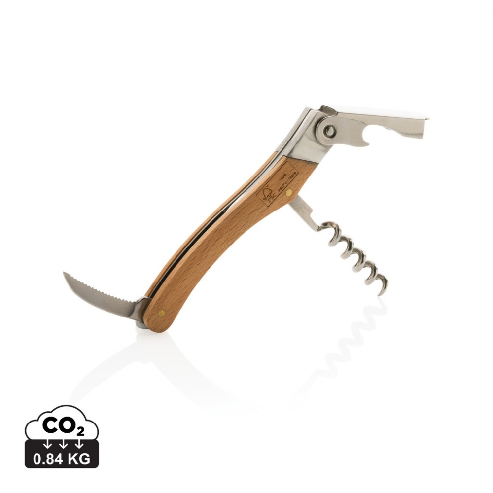 Logotrade promotional products photo of: Wooden Corkscrew