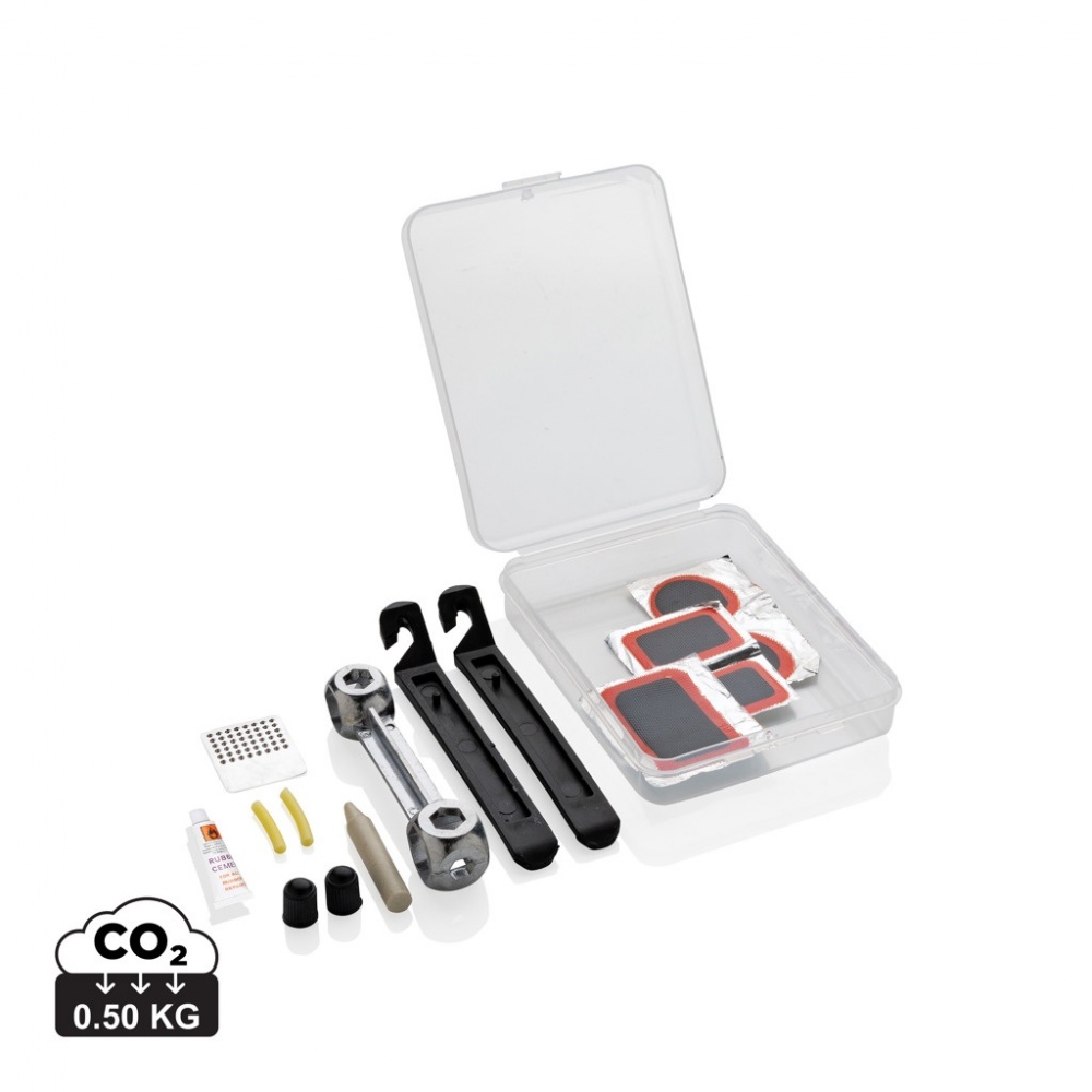 Logo trade promotional giveaways picture of: Bike repair kit compact