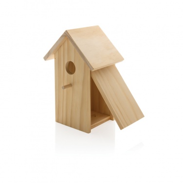 Logo trade promotional giveaway photo of: Wooden birdhouse