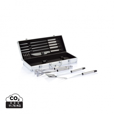 Logotrade corporate gifts photo of: 12 pcs barbecue set in aluminium box