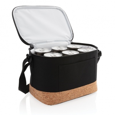 Logo trade corporate gifts picture of: Two tone cooler bag with cork detail