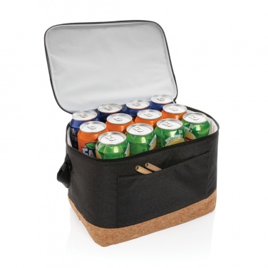 Logo trade advertising products picture of: Impact AWARE™ XL RPET two tone cooler bag with cork detail