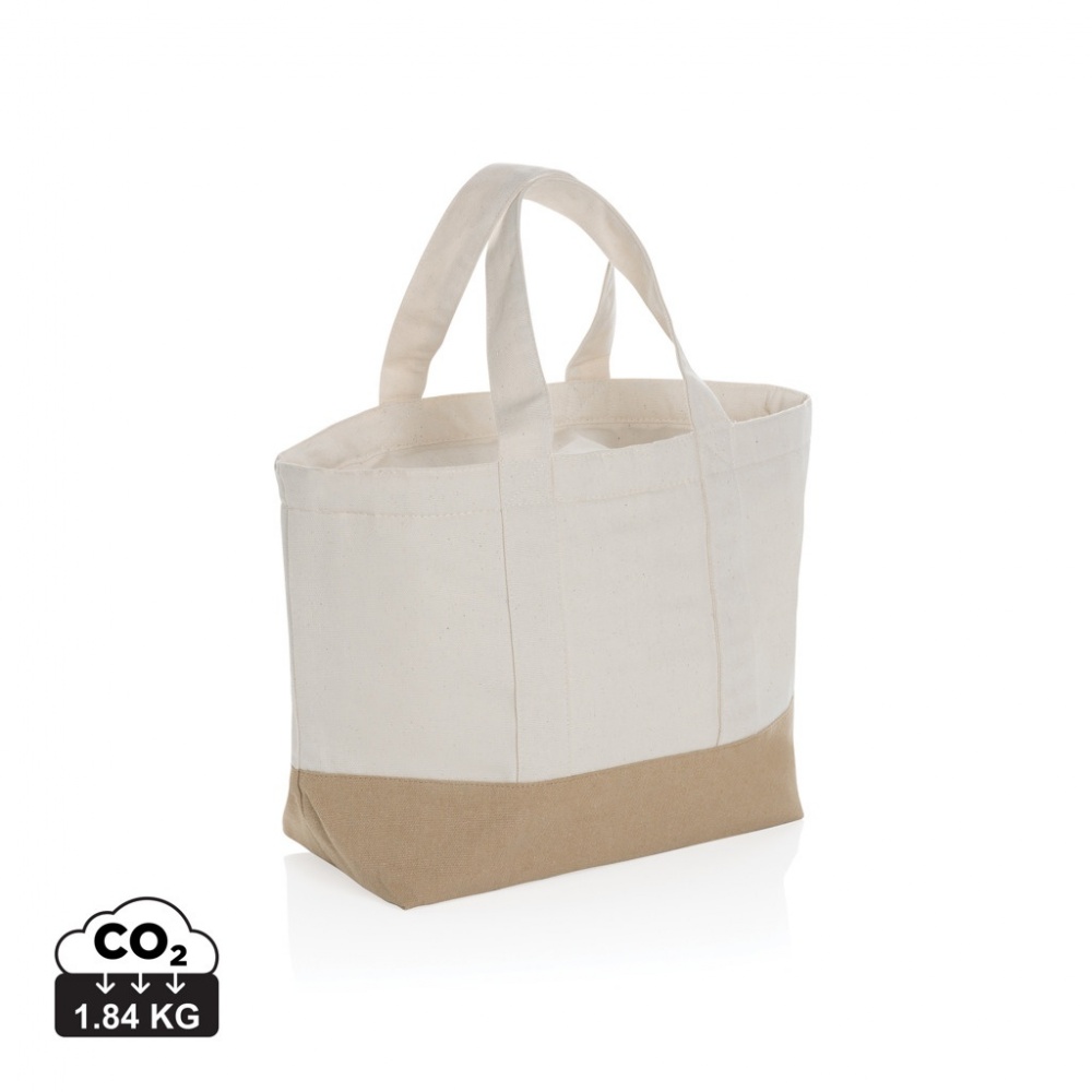 Logo trade promotional giveaways picture of: Impact Aware™ 285 gsm rcanvas cooler bag undyed