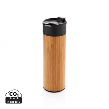 Logotrade promotional merchandise picture of: Bogota vacuum bamboo coffee mug