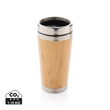 Logo trade business gifts image of: Bamboo tumbler