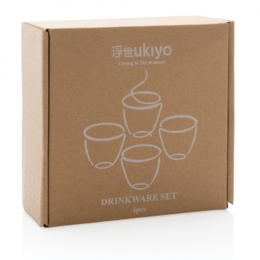 Logotrade promotional merchandise image of: Ukiyo 4pcs drinkware set