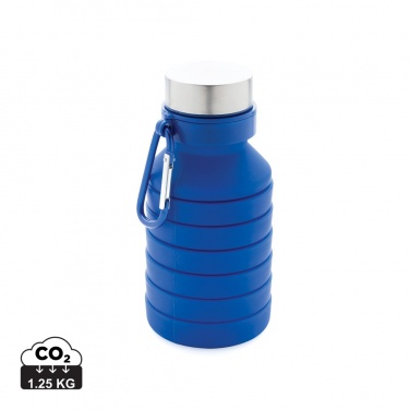 Logotrade promotional merchandise photo of: Leakproof collapsible silicone bottle with lid