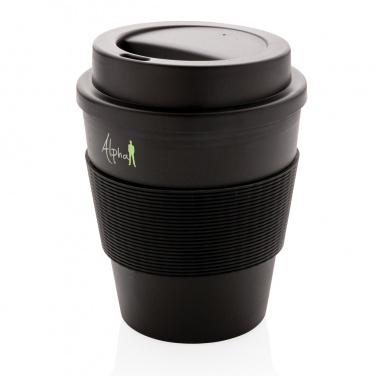 Logo trade business gifts image of: Reusable Coffee cup with screw lid 350ml