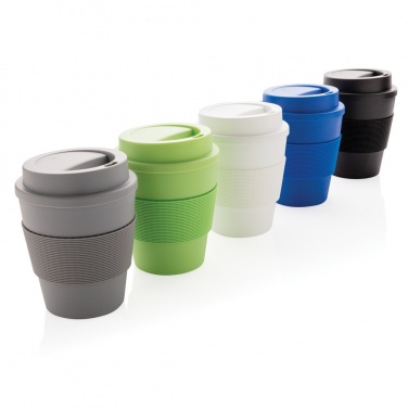 Logotrade promotional product image of: Reusable Coffee cup with screw lid 350ml