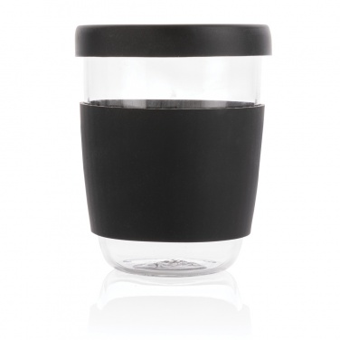 Logotrade promotional item image of: Ukiyo borosilicate glass with silicone lid and sleeve