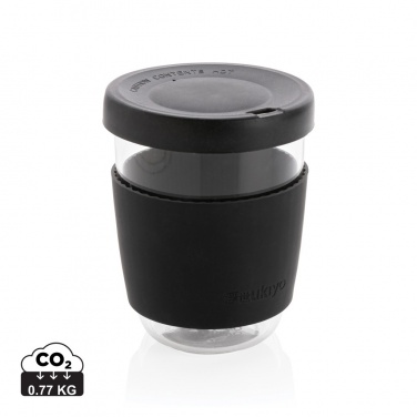 Logotrade corporate gift picture of: Ukiyo borosilicate glass with silicone lid and sleeve