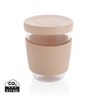 Logo trade promotional giveaways picture of: Ukiyo borosilicate glass with silicone lid and sleeve