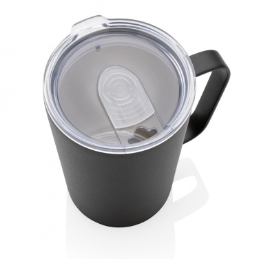 Logo trade promotional items picture of: RCS Recycled stainless steel modern vacuum mug with lid