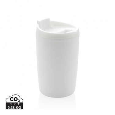 Logo trade promotional items picture of: GRS Recycled PP tumbler with flip lid