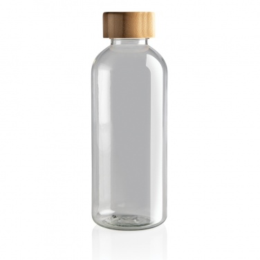 Logo trade promotional giveaways picture of: RCS RPET bottle with bamboo lid