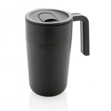 Logo trade promotional gift photo of: GRS Recycled PP and SS mug with handle