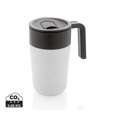 Logotrade promotional merchandise picture of: GRS Recycled PP and SS mug with handle