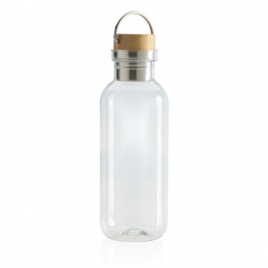 Logo trade promotional product photo of: RCS RPET bottle with bamboo lid and handle