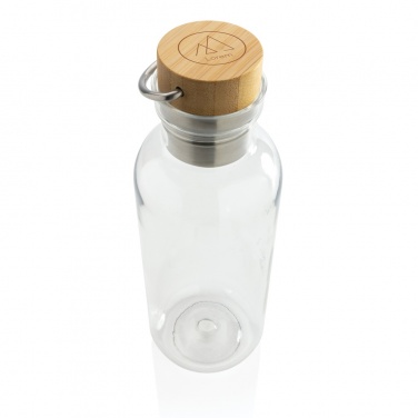 Logotrade promotional gift image of: RCS RPET bottle with bamboo lid and handle