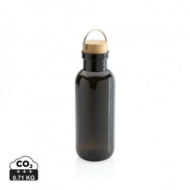 Logo trade promotional giveaway photo of: RCS RPET bottle with bamboo lid and handle