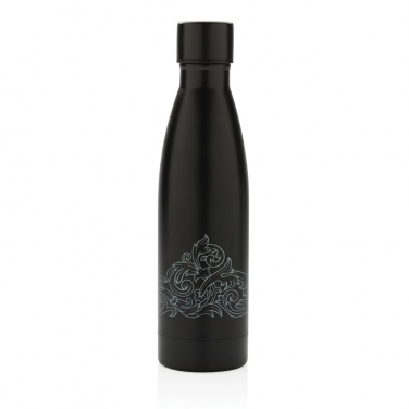 Logo trade promotional giveaway photo of: RCS Recycled stainless steel solid vacuum bottle