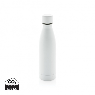 Logotrade promotional merchandise picture of: RCS Recycled stainless steel solid vacuum bottle