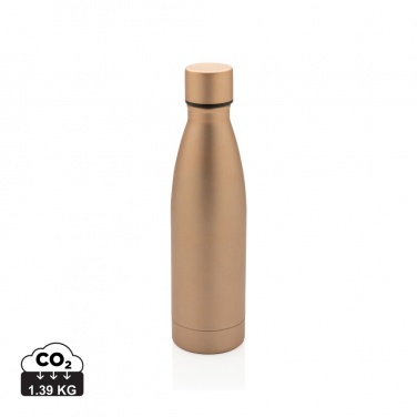 Logo trade promotional products image of: RCS Recycled stainless steel solid vacuum bottle