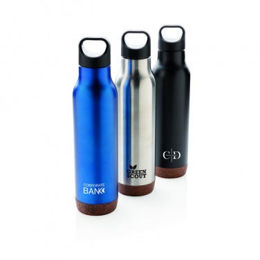 Logotrade promotional giveaway image of: Cork leakproof vacuum flask