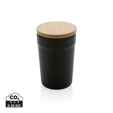 Logotrade promotional giveaway picture of: GRS certified recycled PP mug with bamboo lid