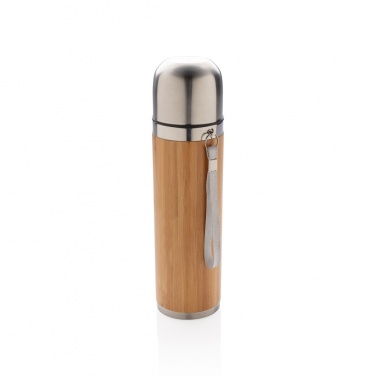 Logotrade advertising product image of: Bamboo vacuum travel flask