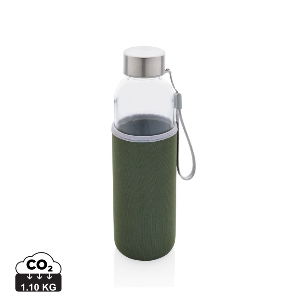 Logotrade promotional merchandise picture of: Glass bottle with neoprene sleeve