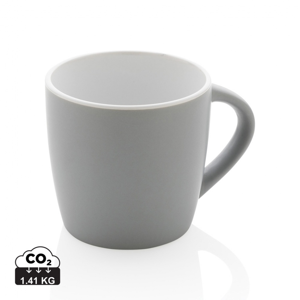 Logo trade advertising products image of: Ceramic mug with coloured inner 300ml