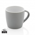 Ceramic mug with coloured inner 300ml, grey