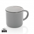 Vintage ceramic mug 280ml, grey