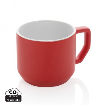 Logotrade promotional product picture of: Ceramic modern mug 350ml