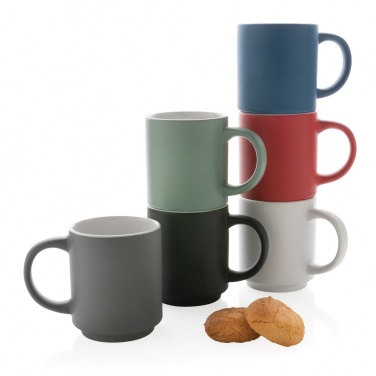 Logo trade advertising products picture of: Ceramic stackable mug 180ml