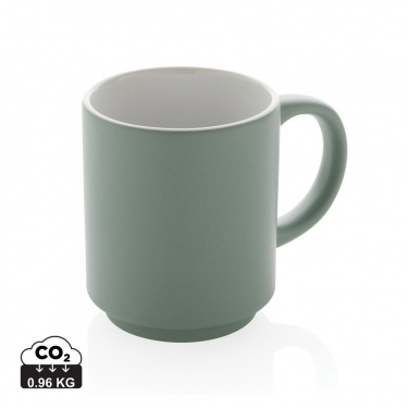 Logo trade promotional gifts image of: Ceramic stackable mug 180ml