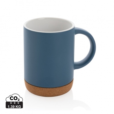 Logotrade promotional gift image of: Ceramic mug with cork base 280ml