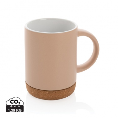 Logotrade corporate gift picture of: Ceramic mug with cork base 280ml