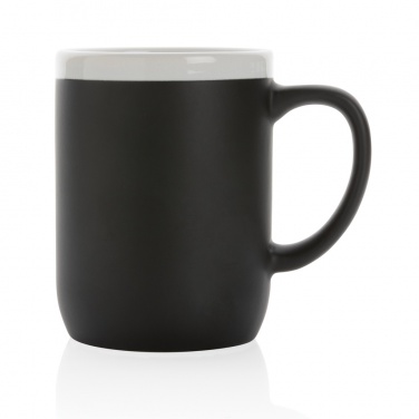 Logo trade promotional product photo of: Ceramic mug with white rim 300ml