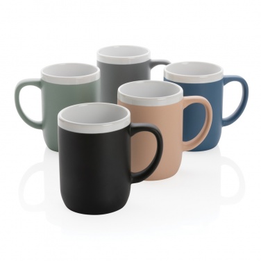 Logotrade promotional item picture of: Ceramic mug with white rim 300ml