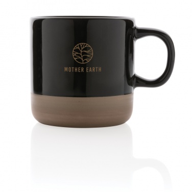 Logo trade promotional merchandise photo of: Glazed ceramic mug 360ml