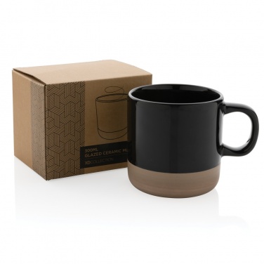 Logotrade promotional product picture of: Glazed ceramic mug 360ml